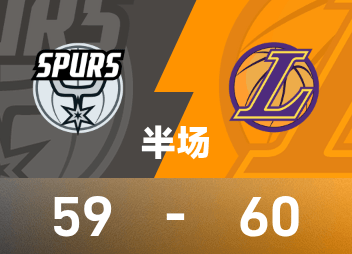 Medio tiempo de la NBA: Doncic 22 puntos, 6 rebotes y 7 asistencias, Lakers 60-59 Spurs