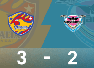 Informe del partido de la Liga B de Japón: último disparo de Kobayashi en el tiempo de descuento, Sendai Tanabata con diez hombres revirtió a Tosu Sandstone 3-2