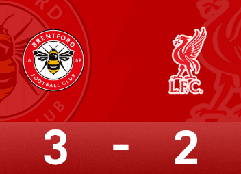 Informe del partido de la Premier League: Thiago dispara, Liverpool 2-3 Brentford, 4 derrotas ligueras consecutivas