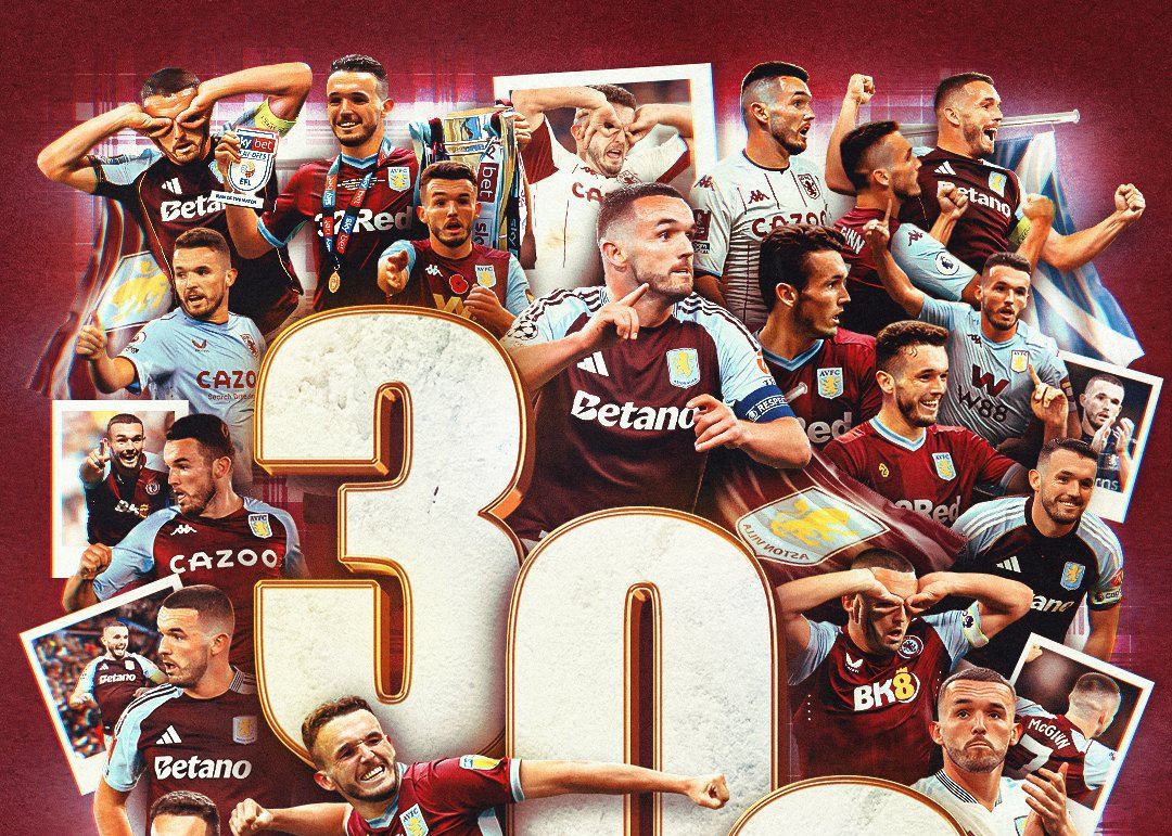 El jugador suplente de hoy debuta, McGinn celebra el hito de los 300 partidos en la carrera de Villa