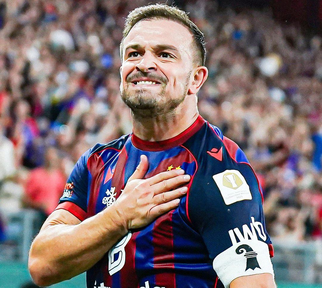 ¡Marcó dos veces en la Europa League! Shaqiri ha contribuido con 61 goles en 58 partidos desde que regresó a su club matriz, el Basilea.