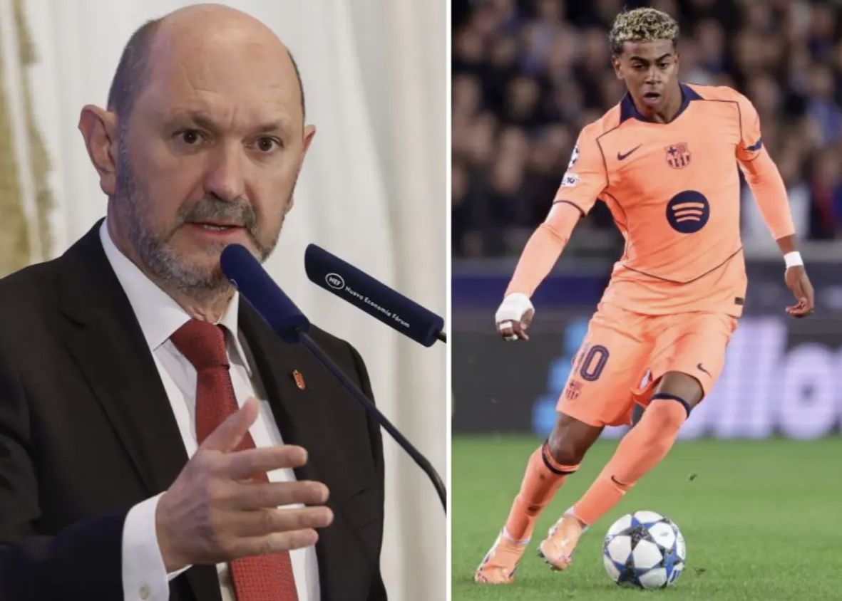 Presidente de la Federación Española de Fútbol: Yamal es un jugador tranquilo y la impresión que tengo al comunicarme con él es excelente