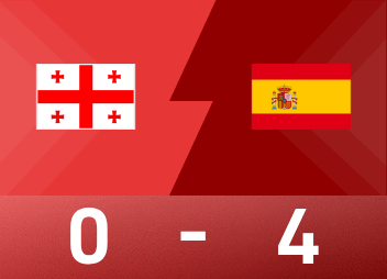 Avance de la guerra mundial europea: Oyazábal dobla, España 4-0 Georgia básicamente asegura la clasificación